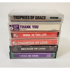 6 Christian & Southern Gospel Performance Soundtrack Cassette Tapes Tested